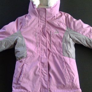 NEW Gerry Pink Snow Coat with Inner Removable Jacket Size Medium 10/12